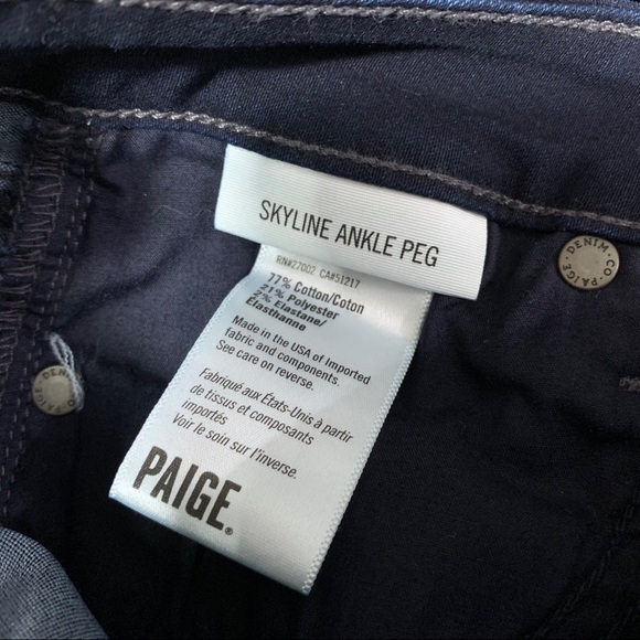 Paige The Skyline Ankle Peg skinny jeans 26 - Picture 6 of 8
